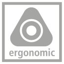 Ergonomischer Buntstift f&uuml;r Linksh&auml;nder - STABILO EASYcolors - Einzelstift - schwarz