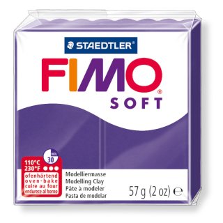 Modelliermasse Fimo soft pflaume