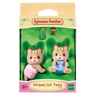 Sylvanian Families 5188 - Tigerkatzen Zwillinge, Spielzeugfigur