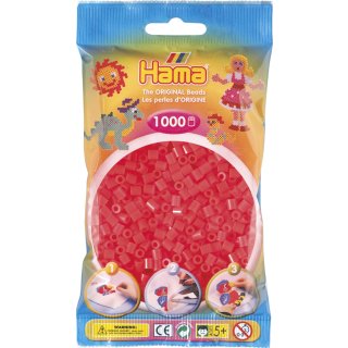 HAMA 207-35 - Perlen neon-rot, 1000 Stück