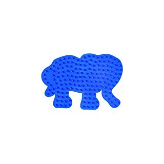 Hama MIDI Bügelperlen Stiftplatte kleiner Elefant blau (319-09)