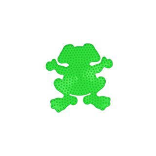 Hama Perlen 325-42 - Stiftplatte Frosch, grün