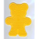 Hama Perlen 289-03 - Stiftplatte Teddybär, farbig: gelb