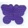Hama Perlen 298-07 - Stiftplatte Schmetterling, farbig: lila