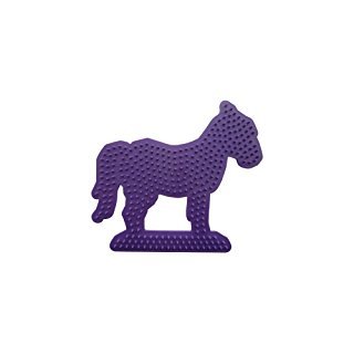 Hama Stiftplatte Pferd, farbig: lila