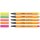 Fineliner - STABILO point 88 Mini - 5er Pack - mit 5 verschiedenen Neonfarben