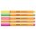 Fineliner - STABILO point 88 Mini - 5er Pack - mit 5 verschiedenen Neonfarben