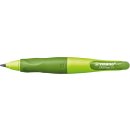 Ergonomischer Druck-Bleistift für Rechtshänder - STABILO EASYergo 3.15 in hellgrün/dunkelgrün - Einzelstift - inklusive 1 dicken Mine - Härtegrad HB & Spitzer