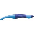 Ergonomischer Tintenroller f&uuml;r Rechtsh&auml;nder - STABILO EASYoriginal in dunkel-/hellblau - Einzelstift - Schreibfarbe blau (l&ouml;schbar) - inklusive Patrone
