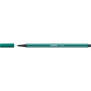 STABILO Fasermaler Pen 68, Strichstärke: 1,0 mm, blaugrün VE=5