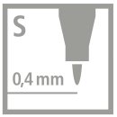 Folienstift - STABILO OHPen universal - permanent superfein - 6er Pack - mit 6 verschiedenen Farben