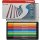 Premium-Filzstift - STABILO Pen 68 - 10er Metalletui - mit 10 verschieden Farben