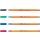 Fineliner mit l&ouml;schbarer Tinte &amp; Tintenkiller im Set - STABILO point 88 colorkilla/erasable - 5er Pack - gr&uuml;n, rot, blau, schwarz, 1x Tintenl&ouml;scher