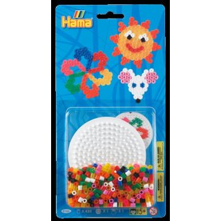 Hama Small Mixed Blister Pack (Blue)