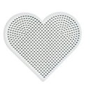 Hama Perlen 591 - Herz-Stiftplatte für Mini-Perlen