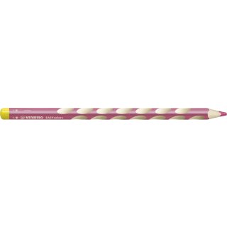 Ergonomischer Buntstift f&uuml;r Linksh&auml;nder - STABILO EASYcolors - Einzelstift - rosa