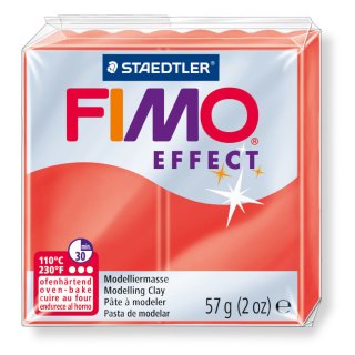 Modelliermasse Fimo effect tr,rot