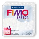 FIMO Effect Glitter 57g weiß