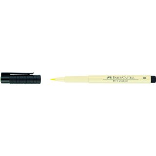10 x Faber Castell Tuschestift Pitt Artist Pen Spitze: Brush elfenbein