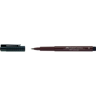 10 x Faber Castell Tuschestift Pitt Artist Pen Spitze: Brush sepia