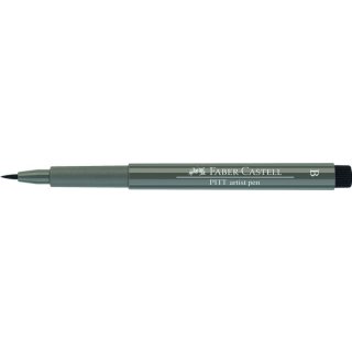 10 x Faber Castell Tuschestift Pitt Artist Pen Spitze: Brush warmgrau IV