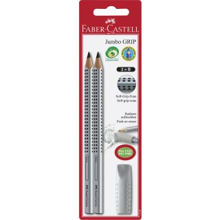 Bleistift Jumbo Grip + eraser cap