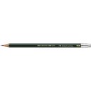 Bleistift Castell 9000 HB mit Gummitip