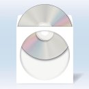 CD-DVD Hlle selbstkl,Papier  weiss
