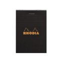 CLF Notizblok Rhodia A7 geh kar 80Bl sw