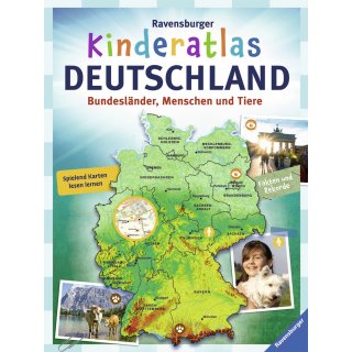 Ravensburger Kinderatlas Deutschland - Bundesländer, Menschen und Tiere