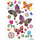 Sticker Schmetterlingsvielfalt