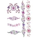 Sticker Herma Tattoos Colour Art, Herzen+Blumen,...