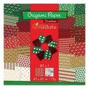 Origamipapier 20x20 60Bl 70g Weihnacht