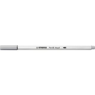 STABILO Pen 68 brush mittelgrau