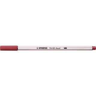 STABILO Pen 68 brush dunkelrot