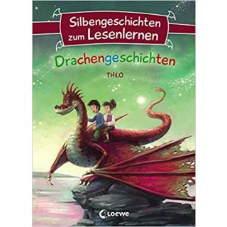Silbengeschichten zum Lesenlernen - Drachengeschichten (Deutsch) Gebundenes Buch