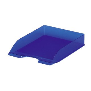 DURABLE Hunke & Jochheim Briefablageschale BASIC,Polystyrol,A4 bis C4,253x63x337mm,transluzent blau