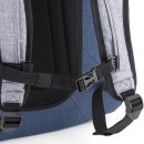Ars Una Studio Schulrucksack blau und grau AU-3 als Schultasche oder Rucksack verwendbar