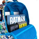 Ars UNA Schulrucksack Batman buntes Muster als Schultasche oder Rucksack verwendbar