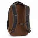 Ars UNA Schulrucksack braun schwarz AU-2 als Schultasche oder Rucksack geeignet