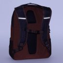 Ars Una Studio Schulrucksack brau und schwarz AU-4 als Schultasche oder Rucksack verwendbar