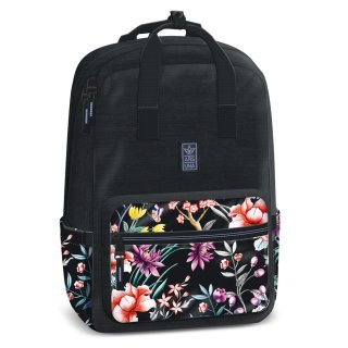 Ars Una Studio Schulrucksack Tropical Night Blumen als Schultasche oder Rucksack geeignet