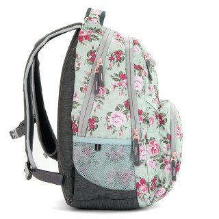 Ars Una Studio Schulrucksack Vintage Rosen AU-6 als Schultasche oder Rucksack geeignet