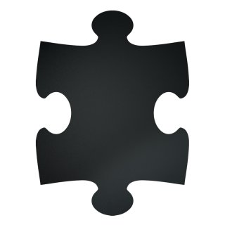 Kreidetafel Puzzle 40x30x1,6 cm