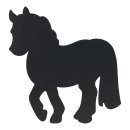 Kreidetafel Pferd 33,2x28,2x0,3cm