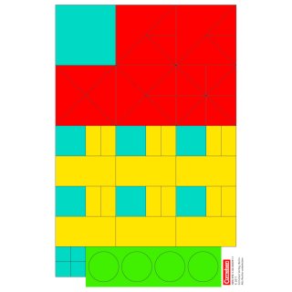 eins-zwei-drei · Mathematik-Lehrwerk für Kinder mit Sprachförderbedarf - Mathematik · 1. Schuljahr - Geometrische Formen - Kartonbeilagen